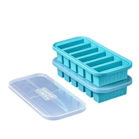 Souper Cubes - 125ml Freezing Tray Aqua Set 2pce