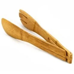 G & S - Bamboo Salad Tongs 25.5cm