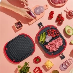 Lekue - Microwave Grill XL Red