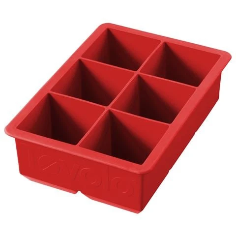 Tovolo - King Ice Cube Tray Cerise Red